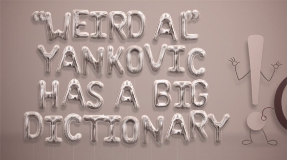 Weird Al Yankovic – Word Crimes